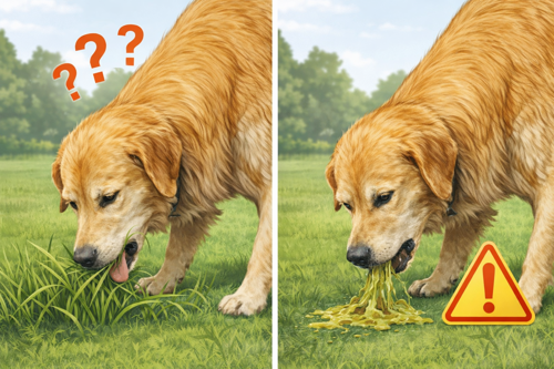 Prečo pes žere trávu?