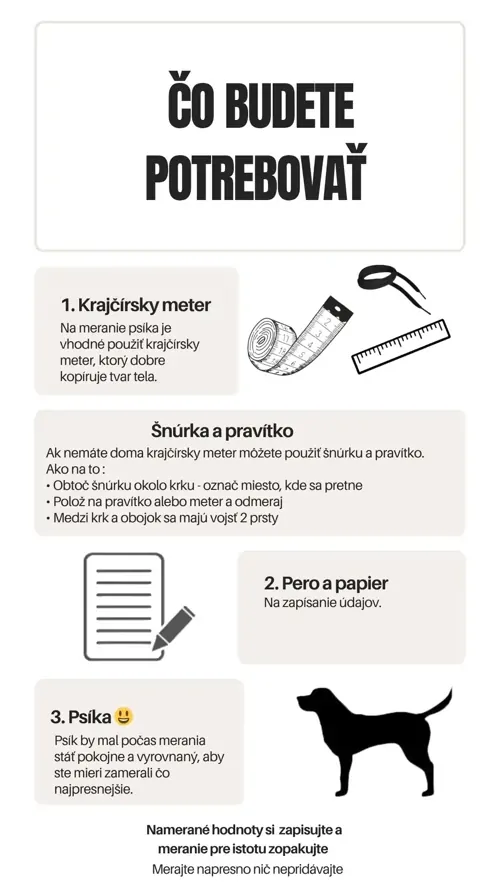 Ako správne zmerať psíka 