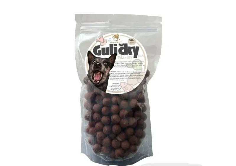 GULIČKY KAČKA + LOSOS 1,6cm , (500g) GULIČKY KAČKA + LOSOS 1,6cm , (500g)