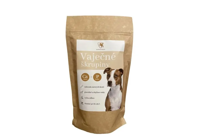 Vaječné škrupiny mleté 500g Vaječné škrupiny mleté 500g