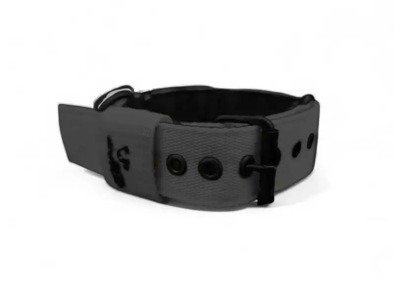 Popruhový obojok LARON šedý