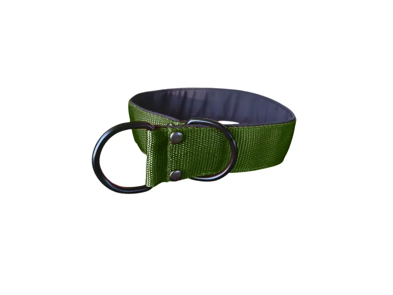 Popruhový sťahovací obojok khaki LARON Popruhový sťahovací obojok khaki LARON