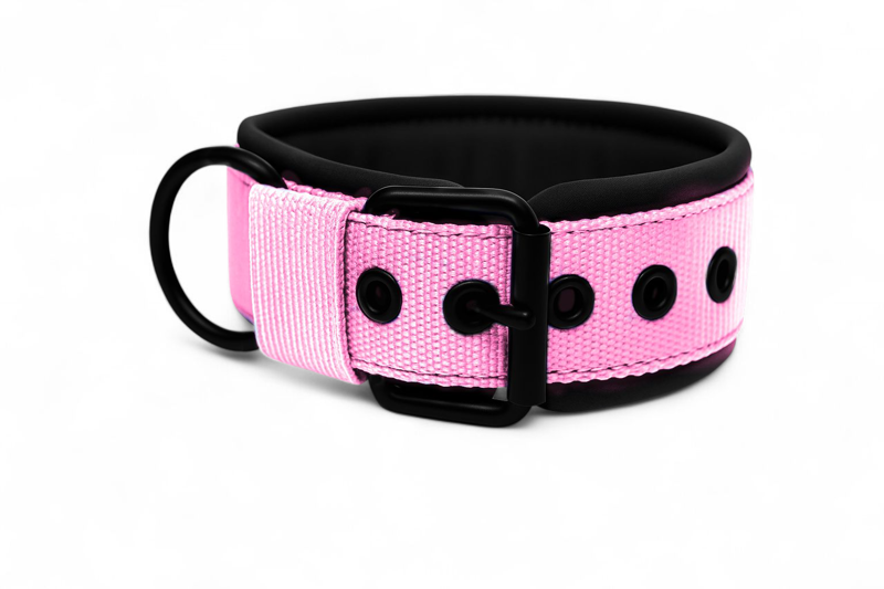Popruhové obojky LARON Comfort ružový