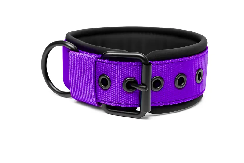 Popruhové obojky LARON Comfort fialový