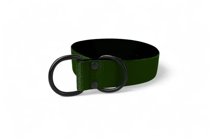 Popruhový sťahovací/polosťahovací obojok khaki LARON 