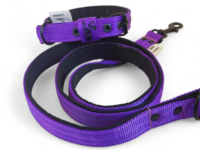 Set popruhový obojok LARON a popruhové vodítko LARON