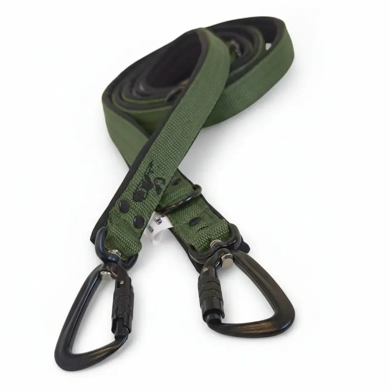 Popruhové vodítka LARON  khaki