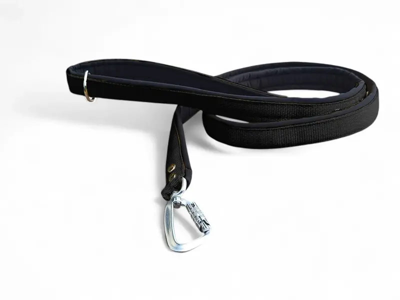 Popruhové vodítka LARON Comfort čierne 