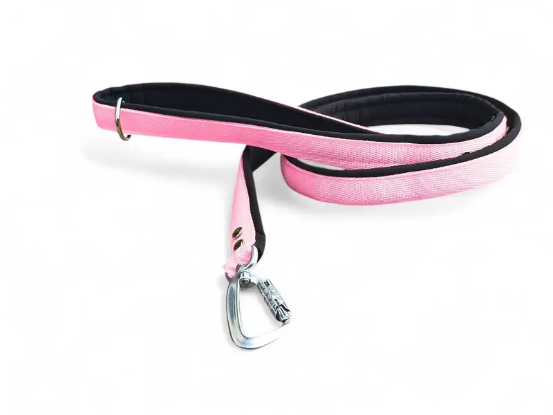 Popruhové vodítka LARON Comfort ružové