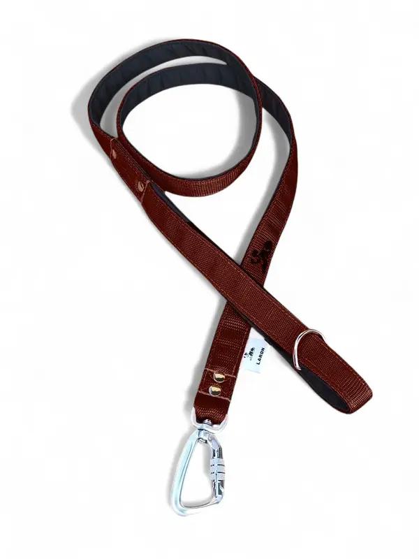 Popruhové vodítka LARON hnedé