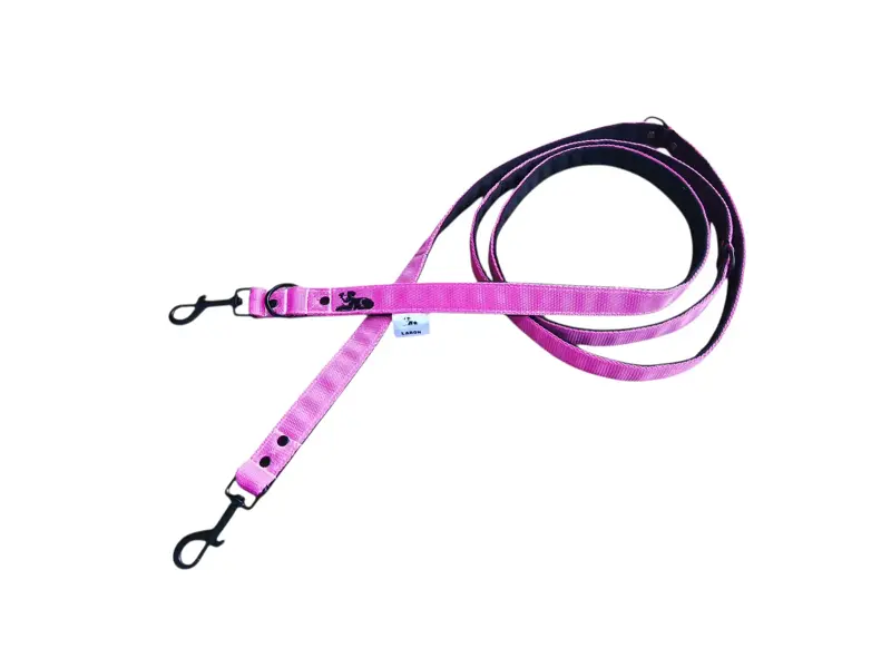 Popruhové vodítko 150cm LARON ružové