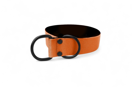 Popruhový sťahovací/polosťahovací obojok oranžový LARON 