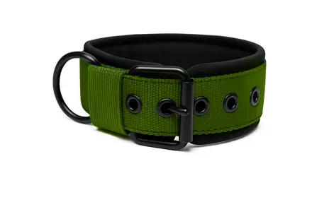 Popruhové obojky LARON Comfort khaki