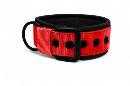 Popruhové obojky LARON Comfort červený