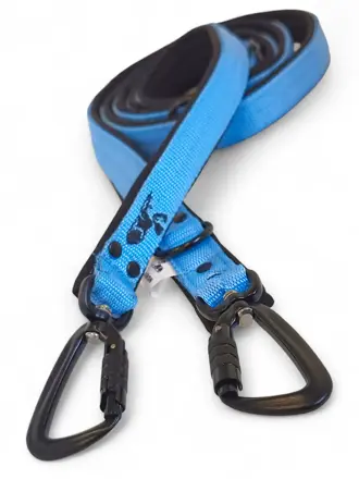 Popruhové vodítka LARON baby blue