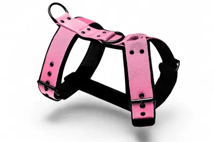 Popruhový postroj LARON Comfort ružový