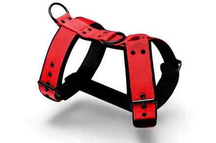 Popruhový postroj LARON Comfort červený