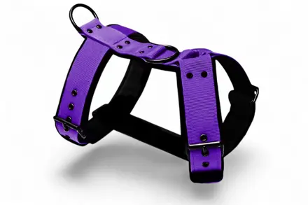 Popruhový postroj LARON Comfort fialový