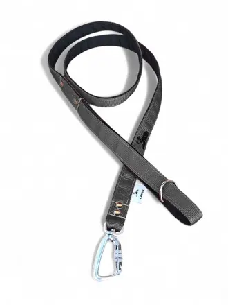 Popruhové vodítka LARON šedé 