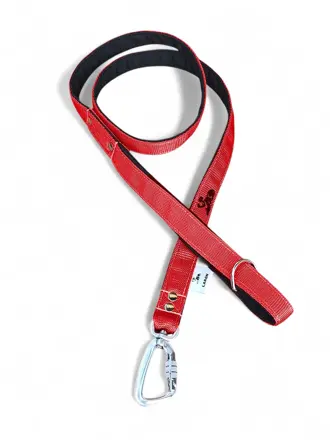 Popruhové vodítka LARON červené