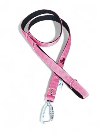 Popruhové vodítka LARON ružové