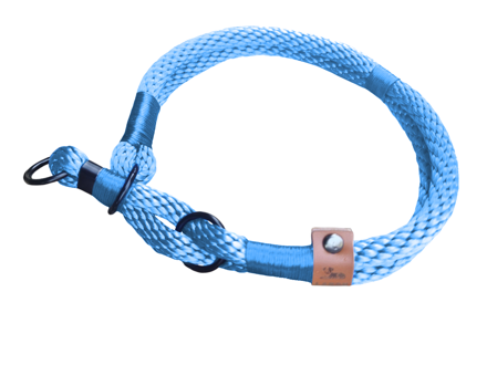 Polosťahovací obojok LARON baby blue
