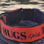 Popruhové obojky LARON Comfort oranžový