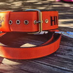 Popruhové obojky LARON Comfort oranžový