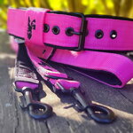 Popruhové obojky LARON Comfort ružový