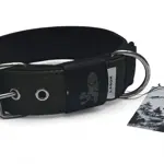 Popruhový obojok LARON 4cm s menom, uchom (rúčka) 