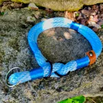 Polosťahovací obojok LARON baby blue
