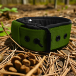 Popruhové obojky LARON Comfort khaki - kvalitný a pevný