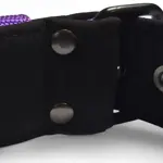 Popruhový obojok LARON 5 cm s menom, uchom (rúčka) 