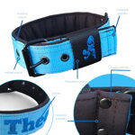 Popruhový obojok LARON 4cm s menom, uchom (rúčka) 