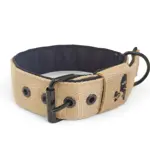 Popruhový obojok LARON béžový