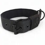 Popruhový obojok LARON  čierny 