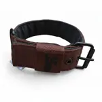 Popruhový obojok LARON  hnedý
