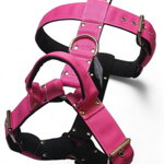 Popruhový postroj LARON ružový