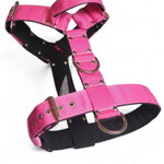 Popruhový postroj LARON ružový