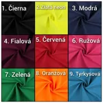 Popruhový postroj LARON baby blue - výber softshellu