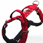 Popruhový postroj LARON červený