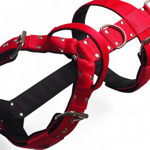 Popruhový postroj LARON červený