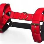 Popruhový postroj LARON červený