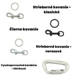 Popruhové vodítka LARON oranžové Popruhové vodítka LARON oranžové