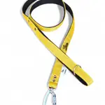 Žlté popruhové vodítko Laron z pevného polypropylénového popruhu