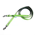 Laron limetkovo zelené prepínacie vodítko pre psa s kovovým kovaním