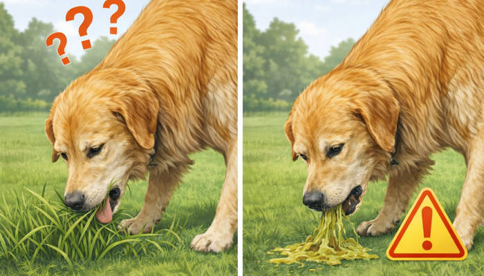 Prečo psy jedia trávu? 