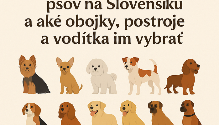 Najpopulárnejšie plemená psov na Slovensku