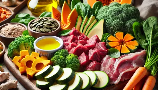 Zelenina v BARFE + Recept - Hovädzie s tekvicou a špenátom